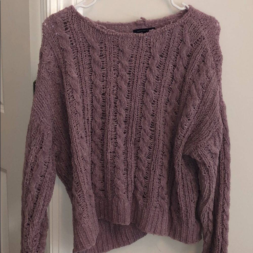 lilac sweater